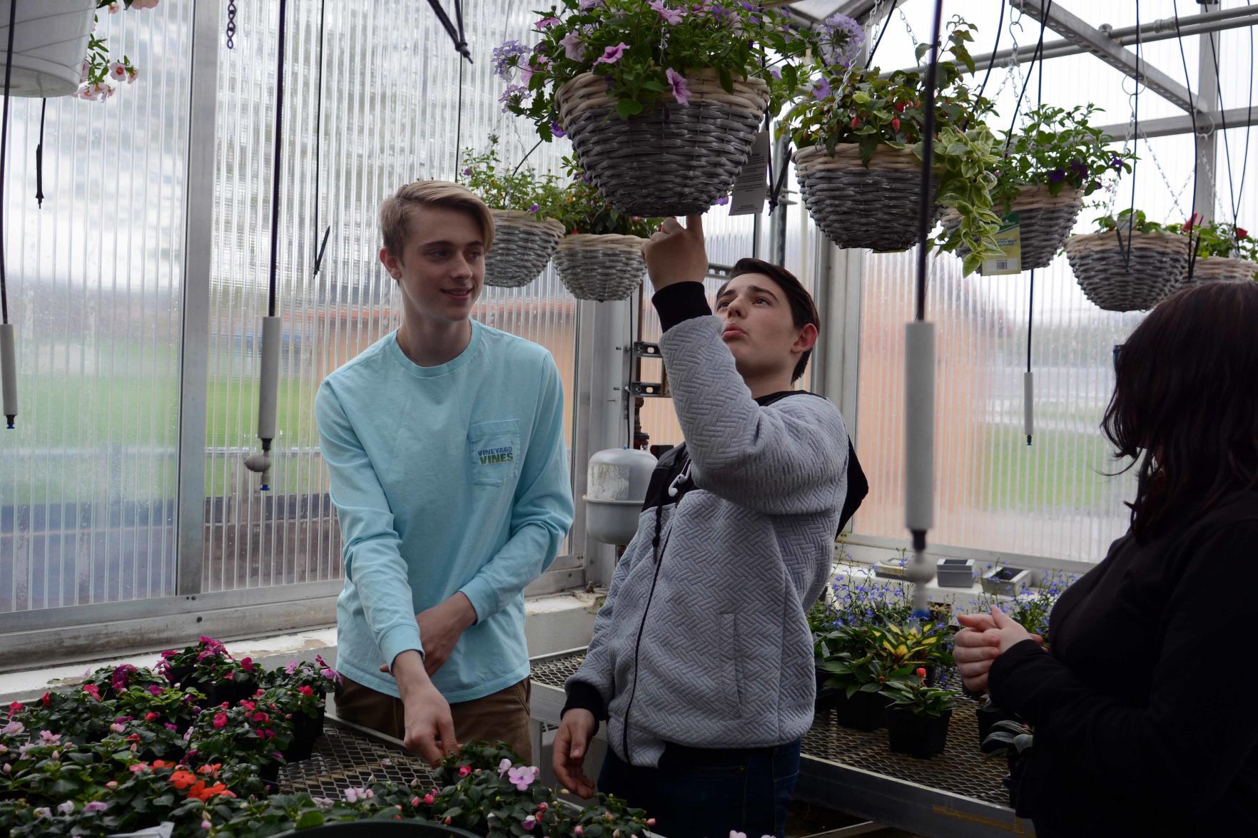 Baraboo High School students prepare for annual plant sale